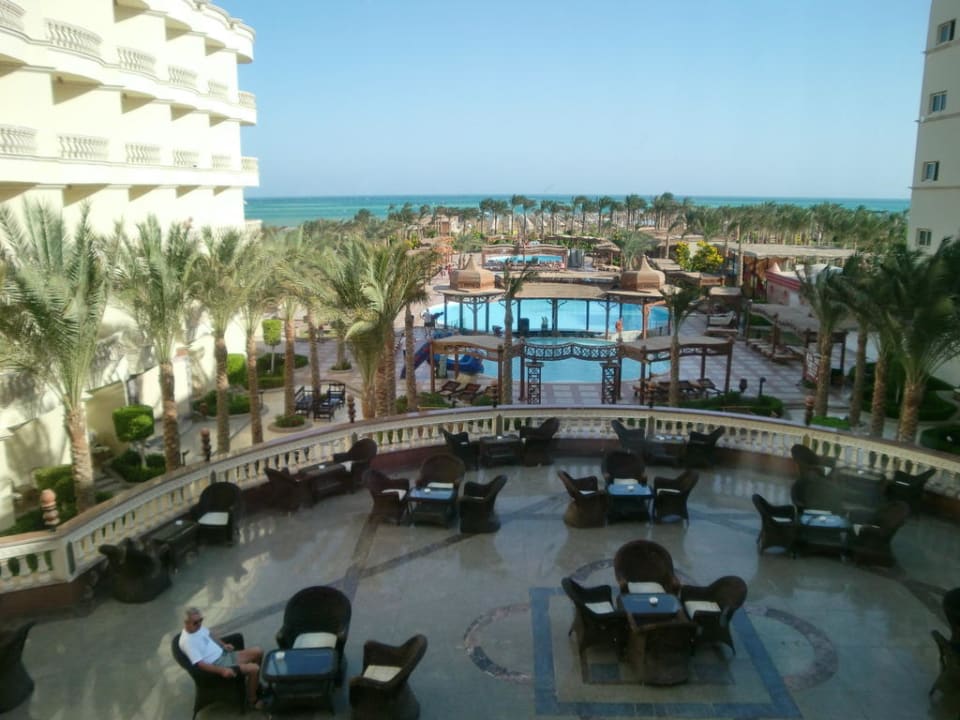 Blick aus dem Speisesaal Riviera Aqua Park Resort