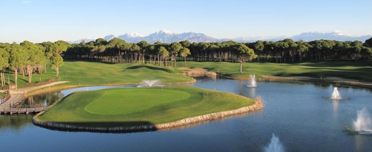 Blick vom Zimmer, jeden Morgen ein Aufsteller! Sueno Hotels Golf Belek