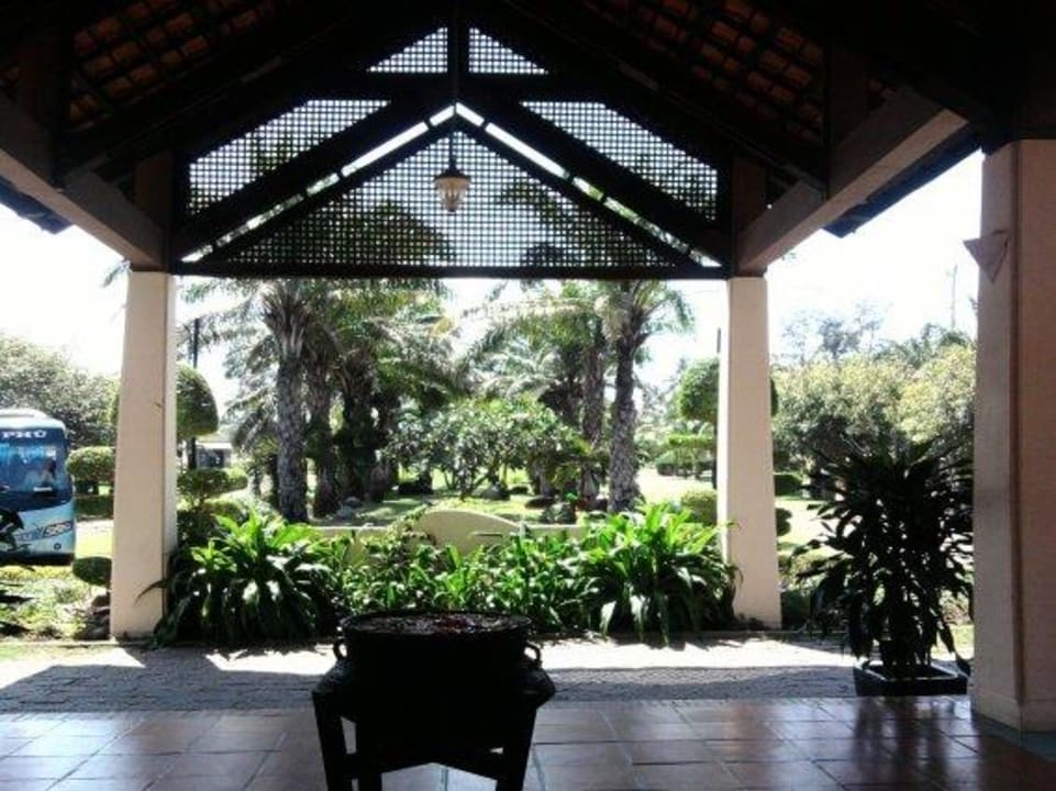 Blick nach aussen Pandanus Resort