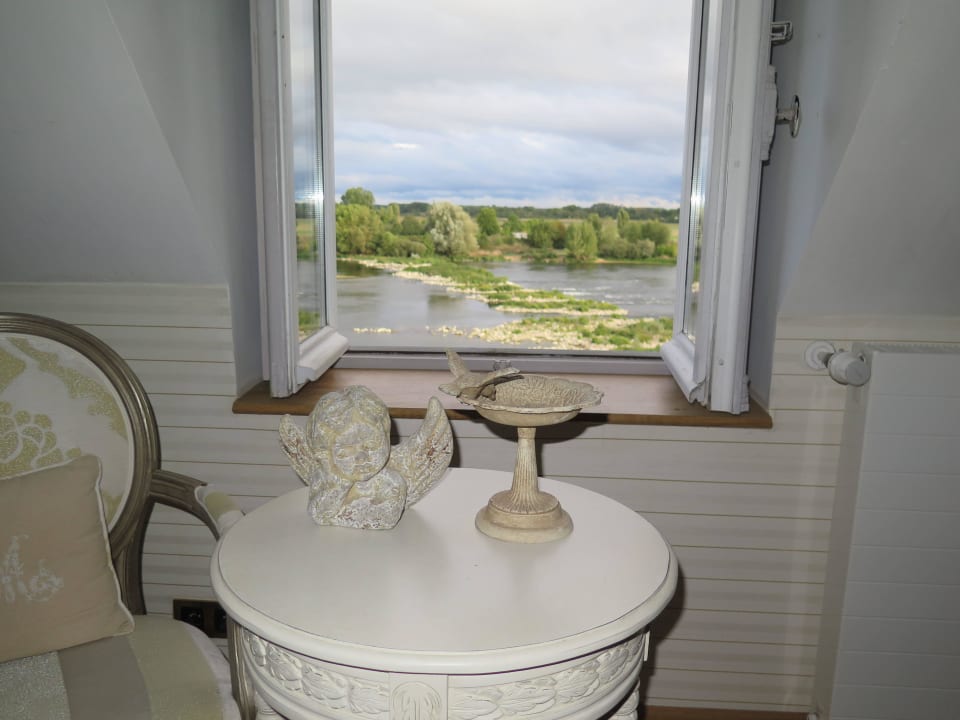 Tolle Aussicht auf die Loire Hotel Le Relais Louis XI