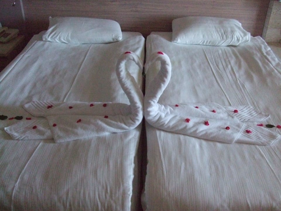 Alle paar Tage gab es diese nette Überaschung Melas Resort Hotel