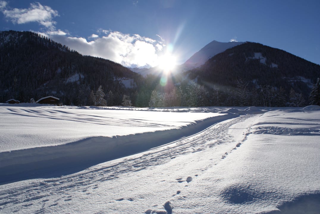 Wintersonne Gasthaus Oberweissen-Hittl
