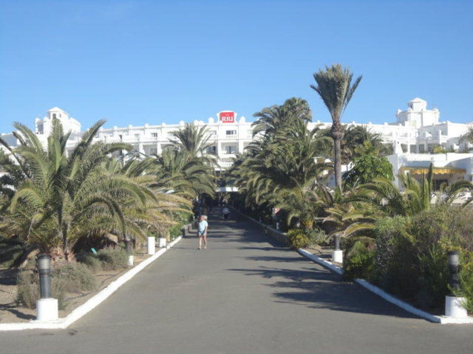 Hotel vom Strandzugang aus  Hotel Riu Palace Maspalomas Adults Only