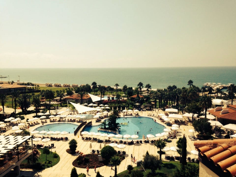 Aussicht vom Balkon Bellis Deluxe Hotel