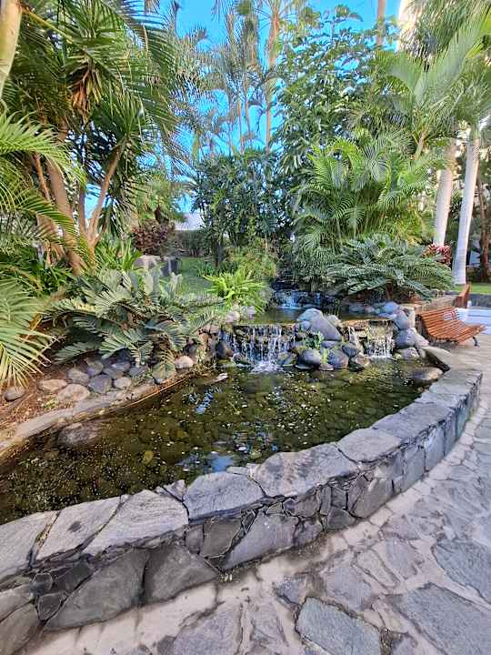 Gartenanlage allsun Hotel Lucana