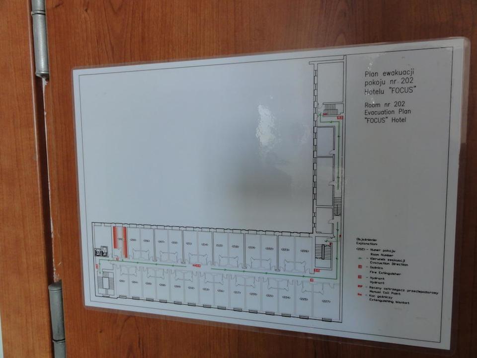 Pokój / Zimmer Hotel Focus Łódź