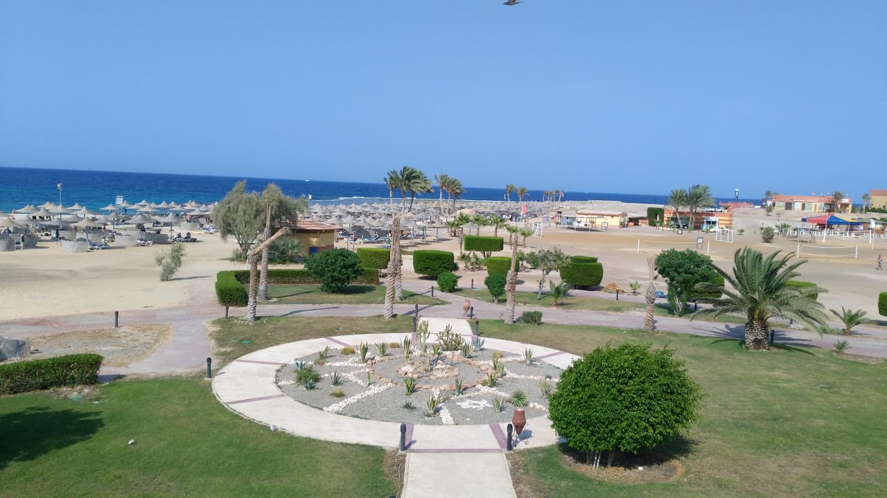 Ausblick Malikia Resort Abu Dabbab