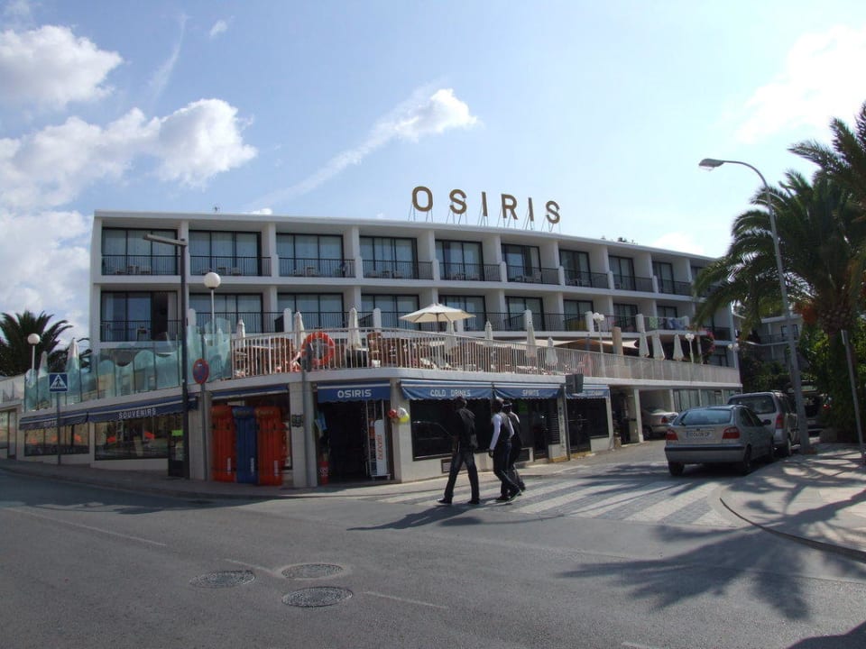 Hotelansicht von der Strandseite Hotel Osiris