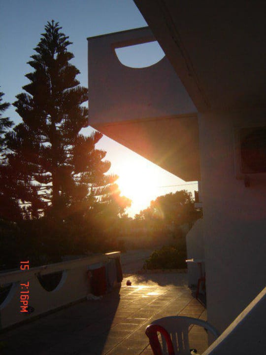 Wschód słońca Spiros & Soula Apartments