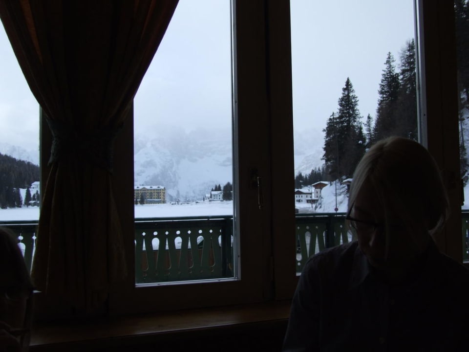 Widok z restauracji Grand Hotel Misurina