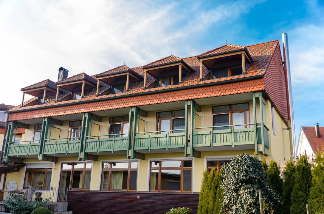Südseite des Anbaus Bodensee Naturhotel Mohren