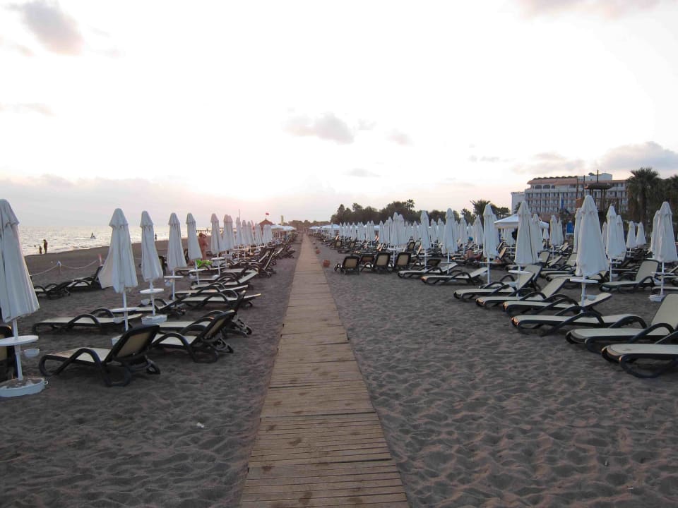 Strand mit Liegestühlen Crystal Tat Beach