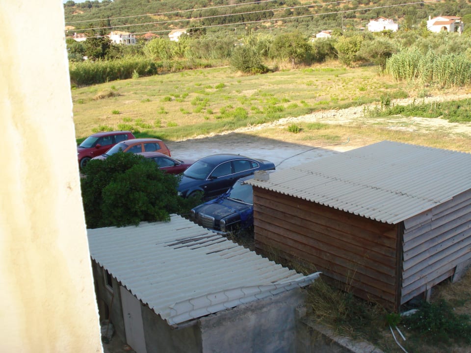 Blick vom balkon Hotel Petros