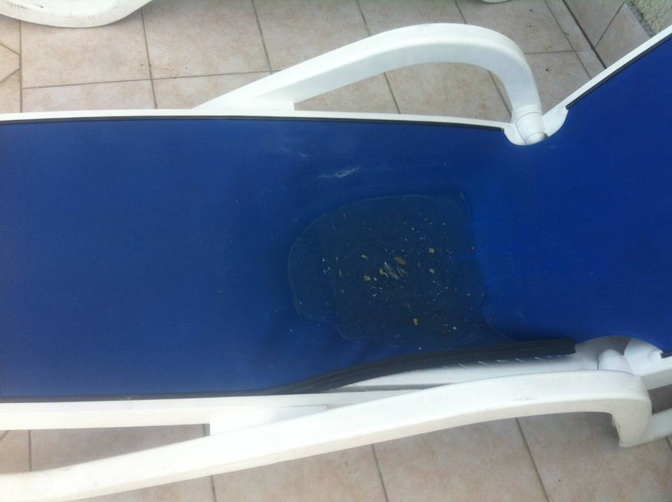 Liegestuhl am Sonnendeck Relax Inn Health & Spa