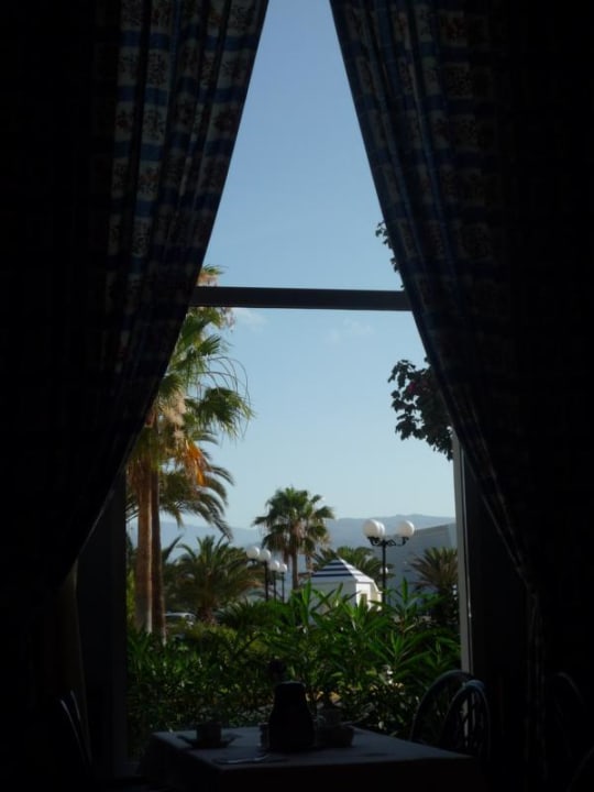 Ausblick von unserem Tisch Hotel Riu Gran Canaria