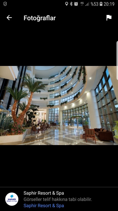 Lobby Saphir Resort & Spa