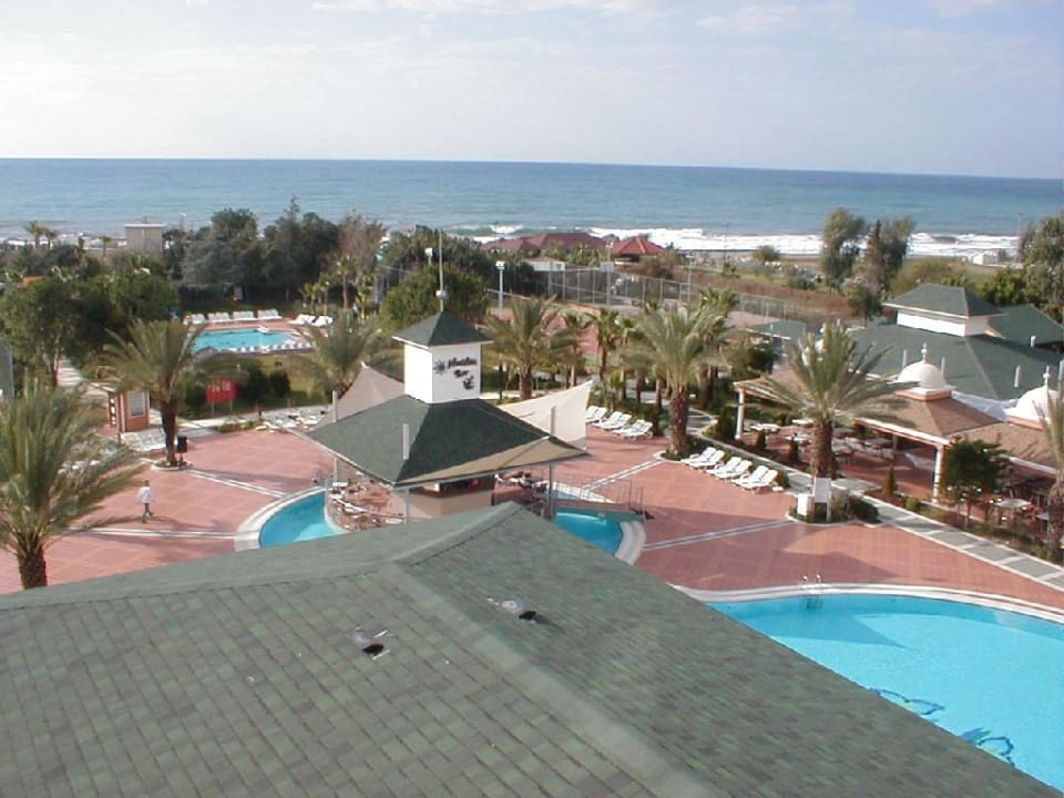 Blick aus dem Hotelfenster (4. Stock) Insula Resort & Spa