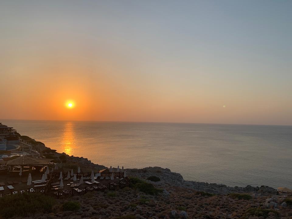 Ausblick Hotel Kalithea Horizon Royal