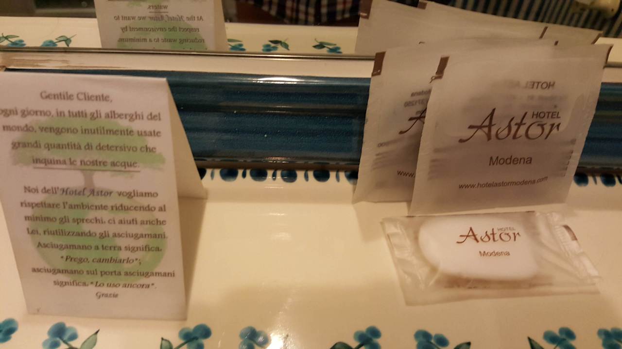 Badezimmer Hotel Astor