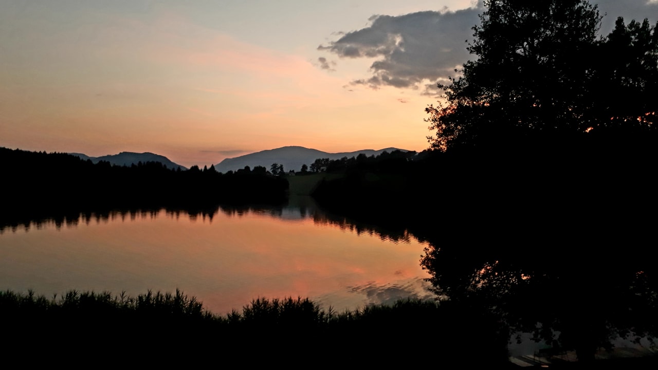 Ausblick Gasthof Camping Maltschacher Seewirt
