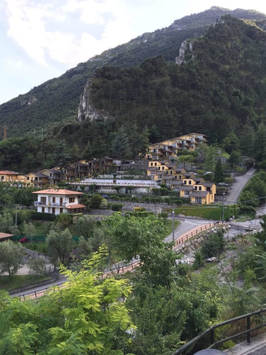 Ansicht der Anlage von der Bar Campaldo aus Residence Oasi