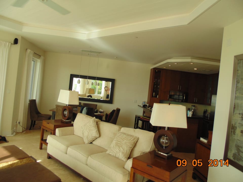 Wohnzimmer / Esszimmer Hotel West Bay Club