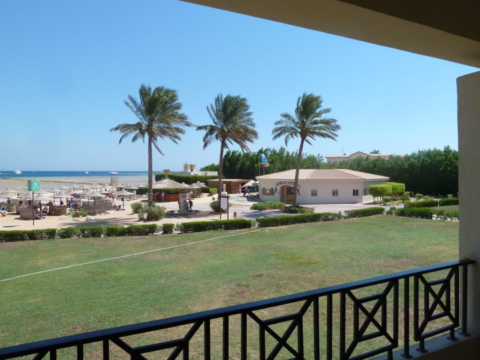 Ausblick aus Zimmer mit Meerblick (Beach-Hotel) Cleopatra Luxury Resort Makadi Bay