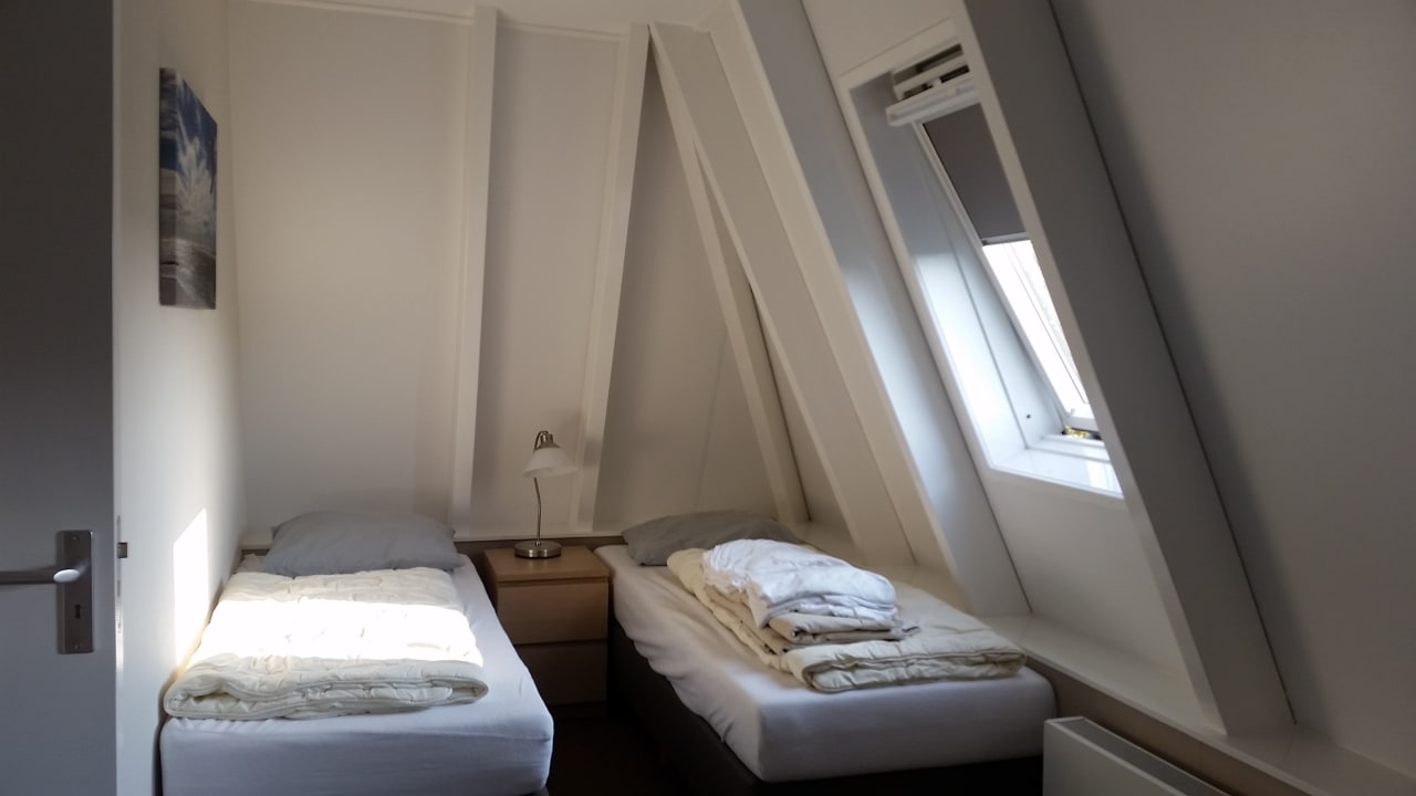 Eines der Schlafzimmer  Bungalowpark Puik en Duin Vakantie Noordwijk