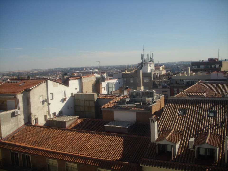 Blick von der Dachterrasse Hotel Catalonia Atocha