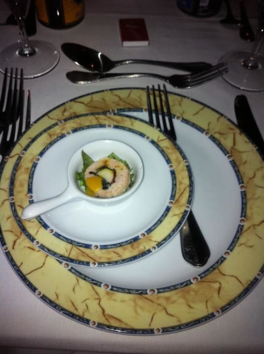 Vorspeise im Alexanders - Restaurant Steigenberger ALDAU Beach Hotel