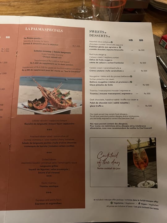 Gastro Paradis Beachcomber Golf Resort & Spa