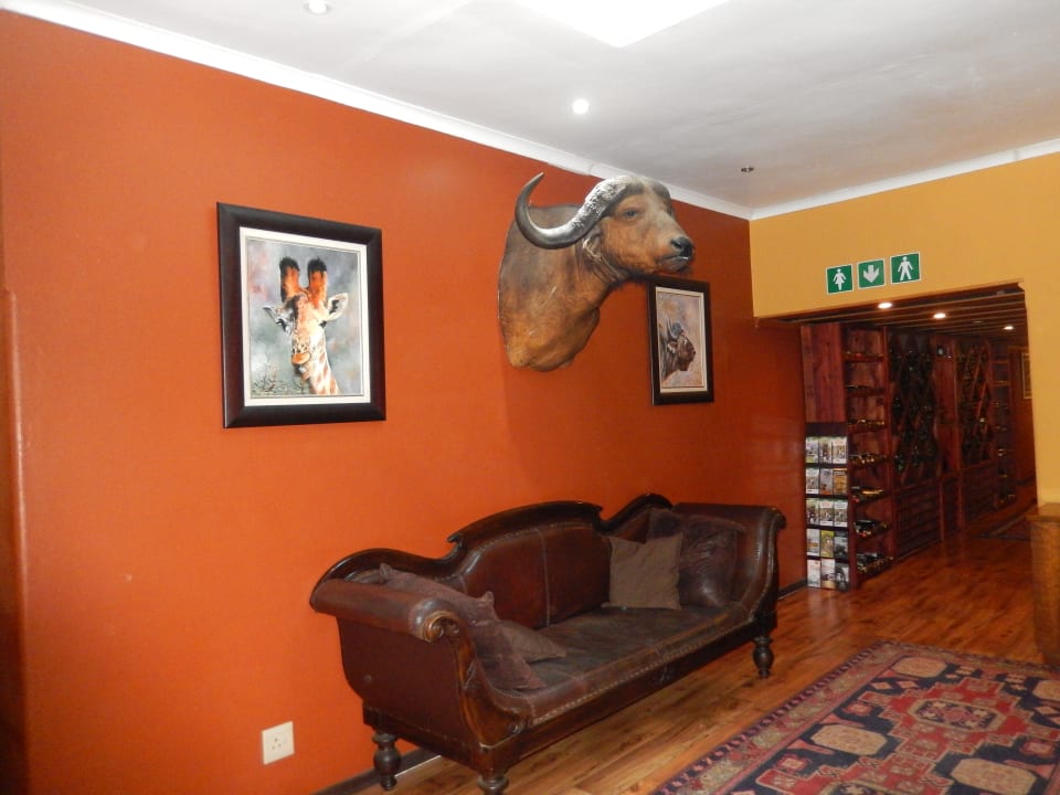 Lobby Hotel Numbi The Main House