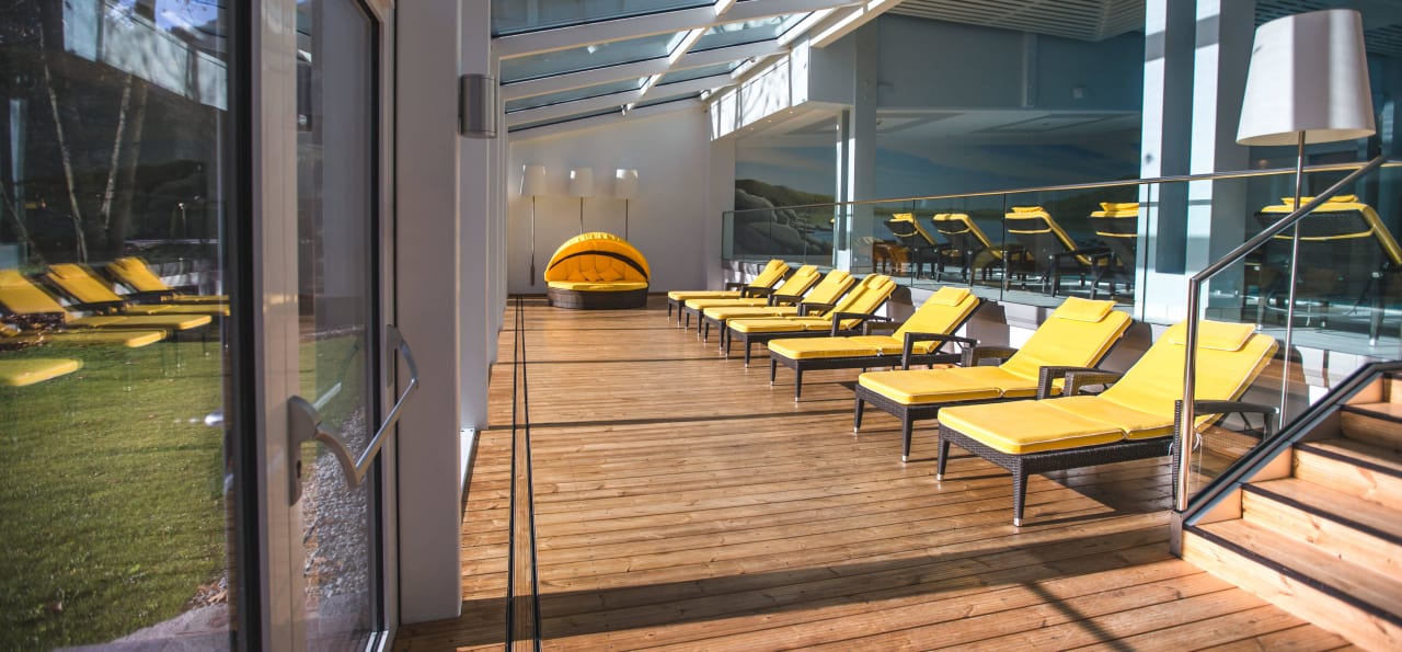 Ruhebereich / Wintergarten EUROPÄISCHER HOF Bad Gastein