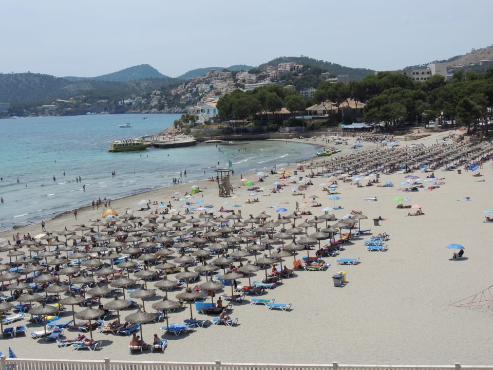 Widok plaży z IV piętra Hotel Vibra Beverly Playa