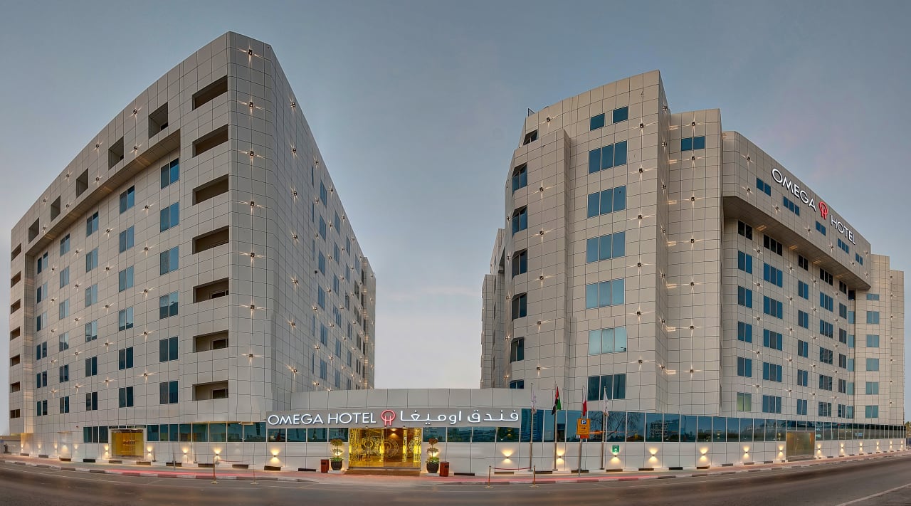 Außenansicht Omega Hotel
