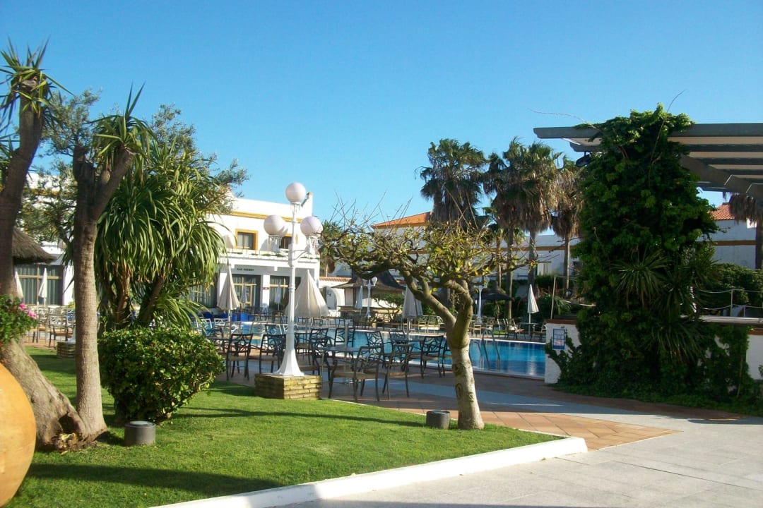 Innenhof Hotel Playa de la Luz