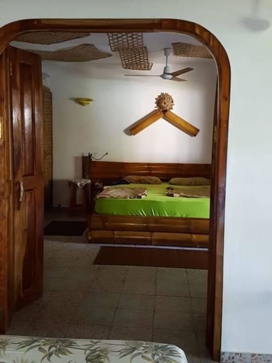 Blick ins Schlafzimmer Haus & Apartments Beau Bamboo