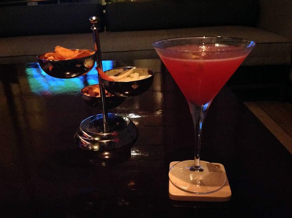 One of the hotel's signature cocktails Hotel ITC Royal Gardenia