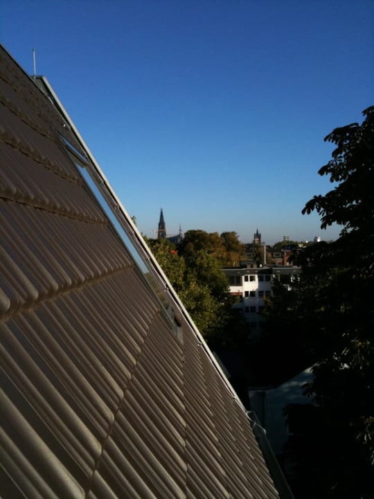 Ausblick aus dem Zimmer (4. OG) HOPPER Hotel St. Josef