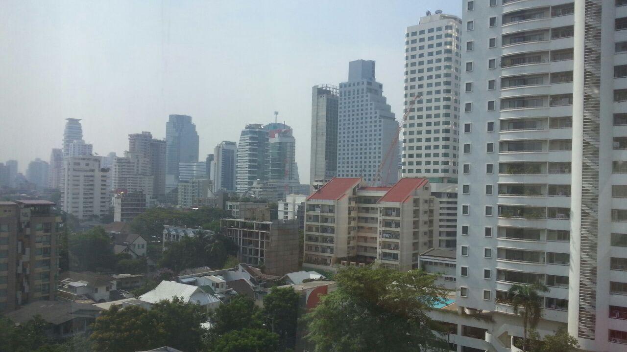 Blick von unserem Zimmer  Hotel Tai Pan