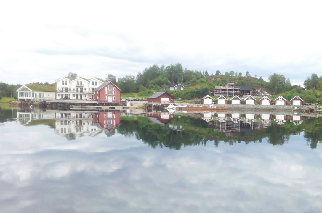 Blick auf die Ferienhäuser Apartments Sjogarden Fritid og Bad