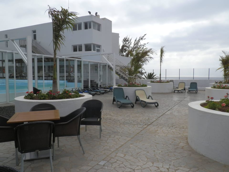 Neu bepflanzte Dachterrasse allsun App.-Hotel Esquinzo Beach