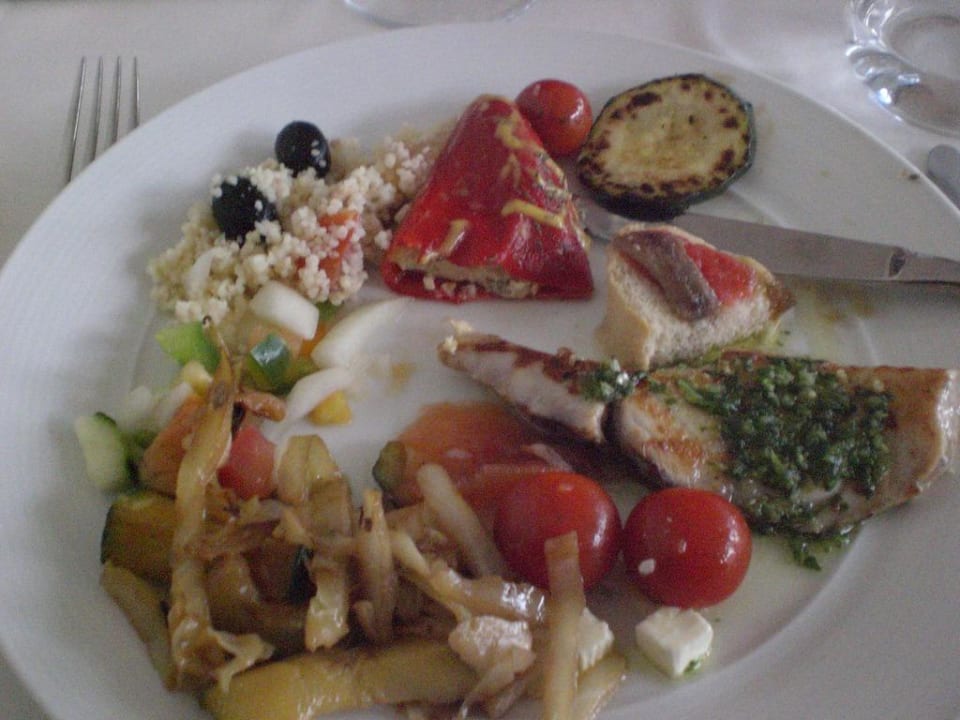 Leckeres vom Abendbuffet Fuerte Conil-Resort