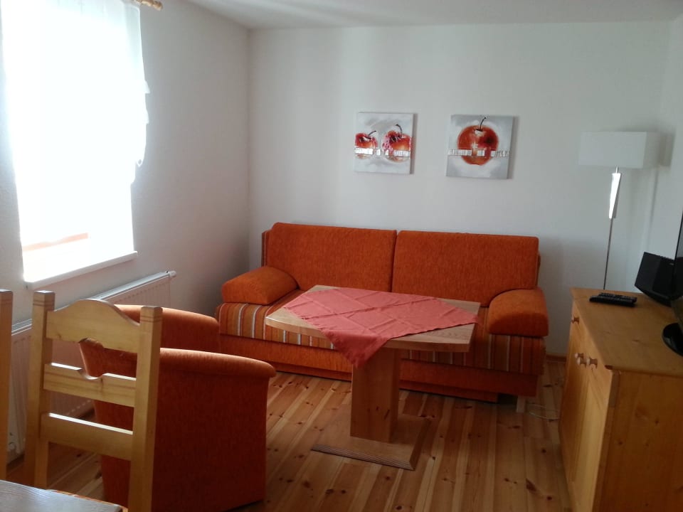 Wohnbereich Ferienhof Domäne Groschwitz