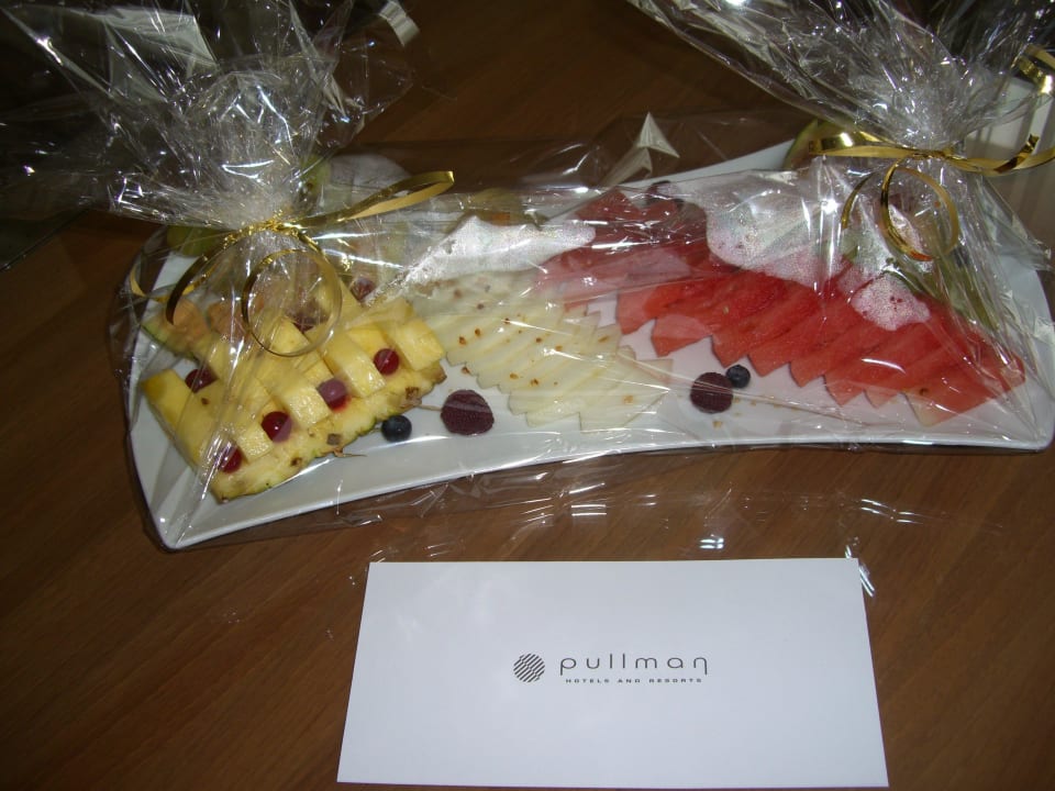 Obstplatte zur Begrüßung Dorint Hotel am Dom Erfurt