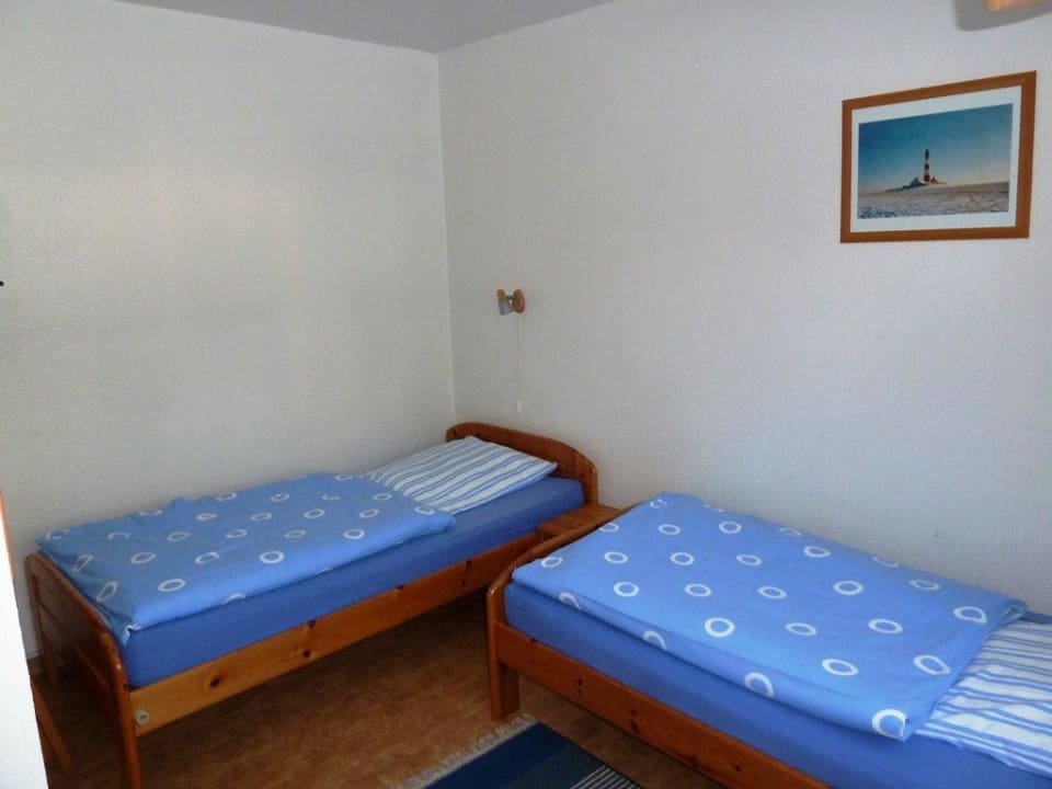 Schlafzimmer 2 mit 2 Einzelbetten Ferienhaus Sommerwind II