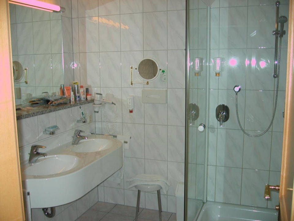 Badezimmer Wellnesshotel Zechmeisterlehen