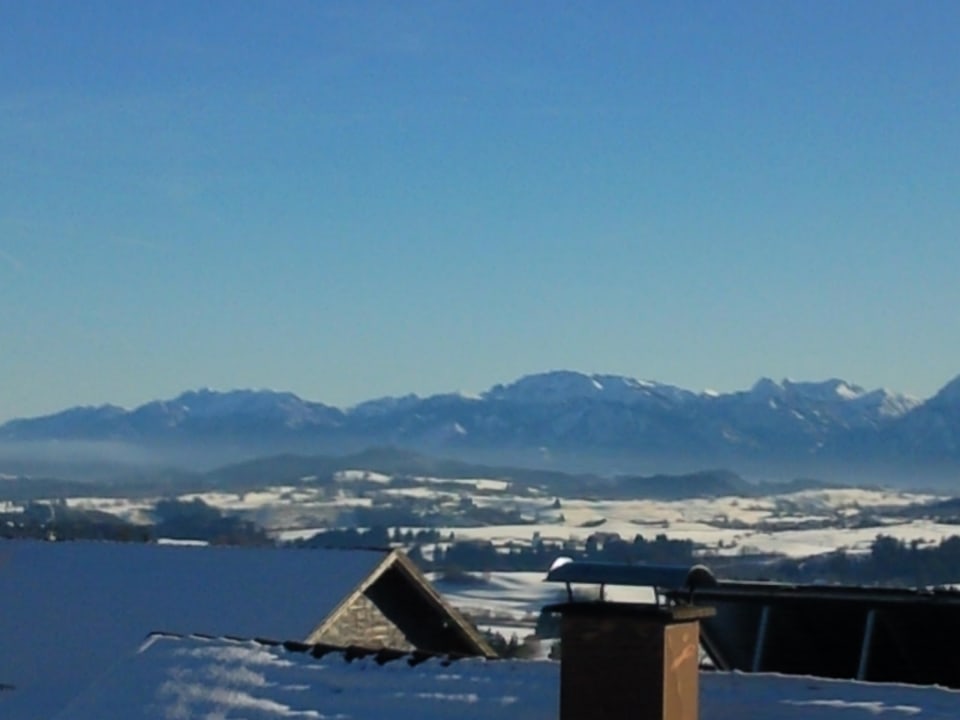 Blick vom Balkon Ferienhof Linder