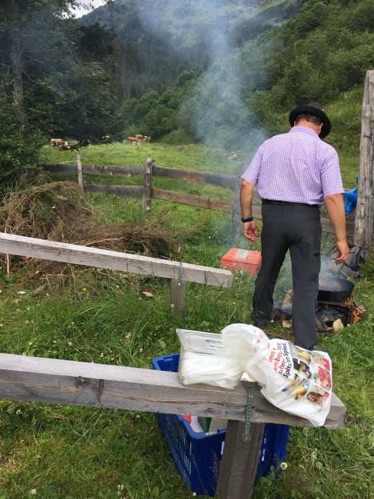 Freiluft kochen Hotel Schönruh