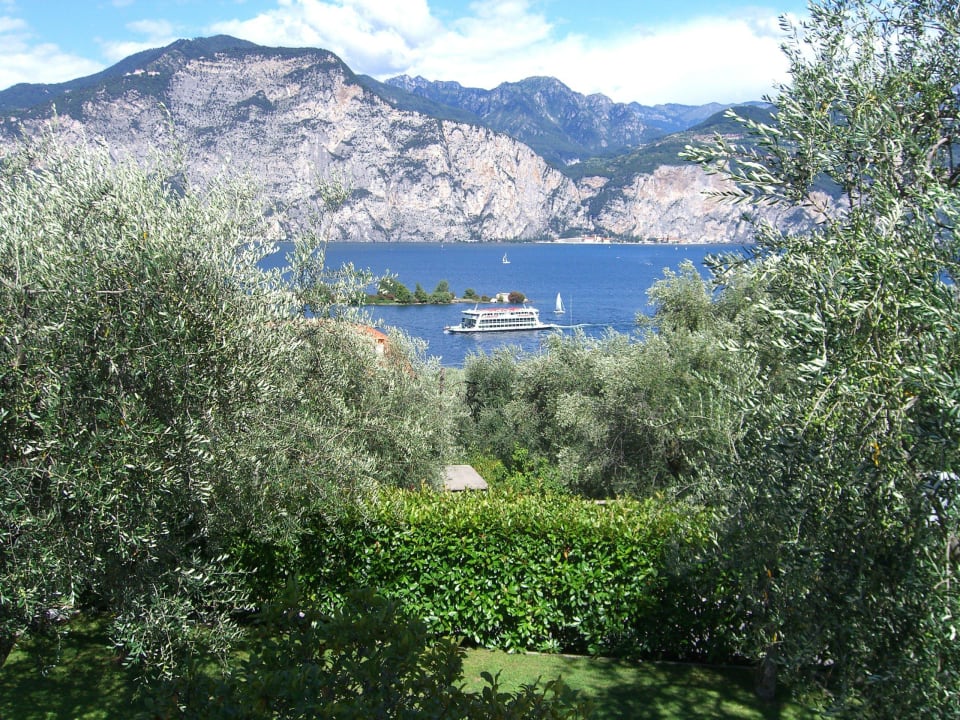 Blick von der Terrasse Hotel Due Leoni Residence